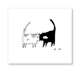 Headbutt Cat print- CUSTOM Colors