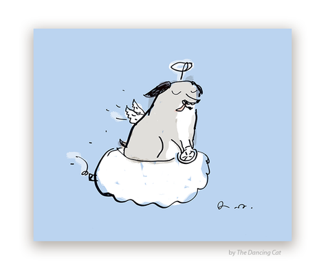 Dog Heaven Card