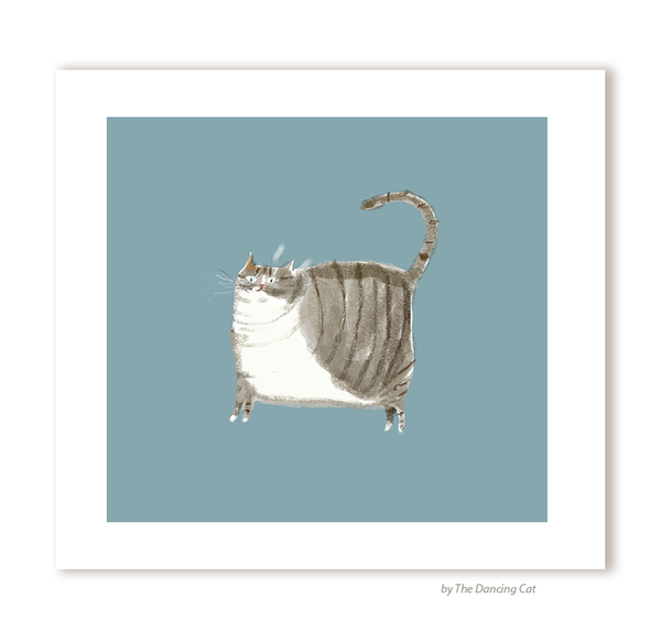 Mr. Grey - Cat Print