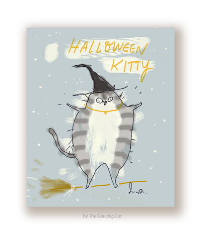Halloween Kitty Card