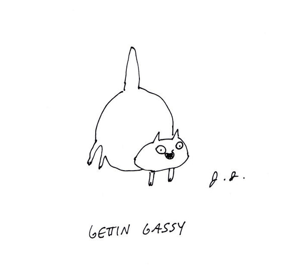 Gettin Gassy Print - Bathroom Art