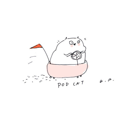 Pod Cat Print