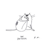 The Bather- Cat Print