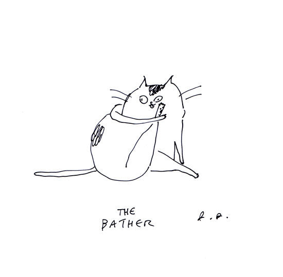 The Bather- Cat Print
