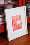 Faux New Yorker Cover- Cat Print- The Dancing Cat- Cat Poster