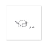 Cat in Box Print