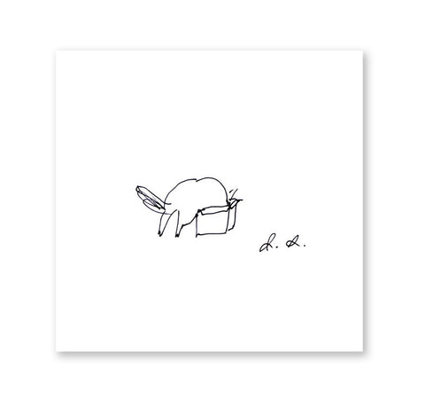 Cat in Box Print