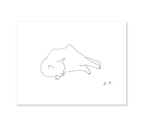 Cat Nap Print - Full Body