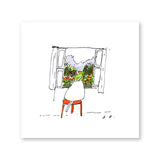 Swiss- Alpine View - Cat Print