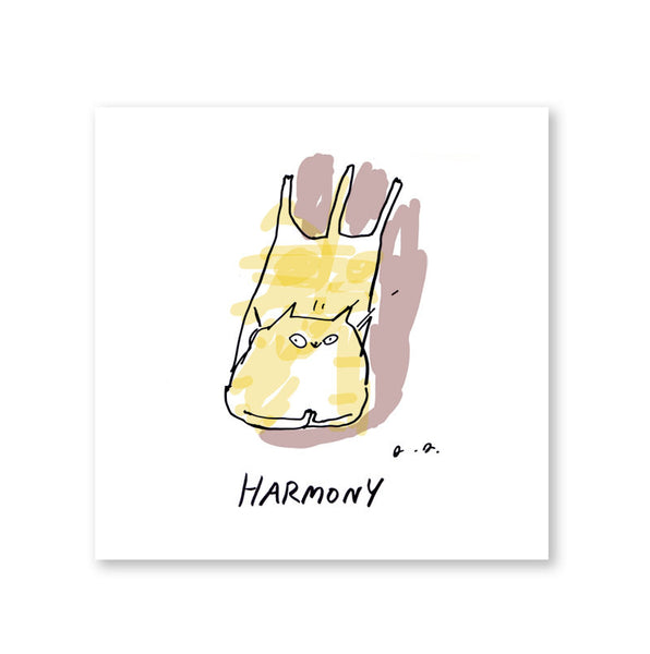 Harmony Cat Print