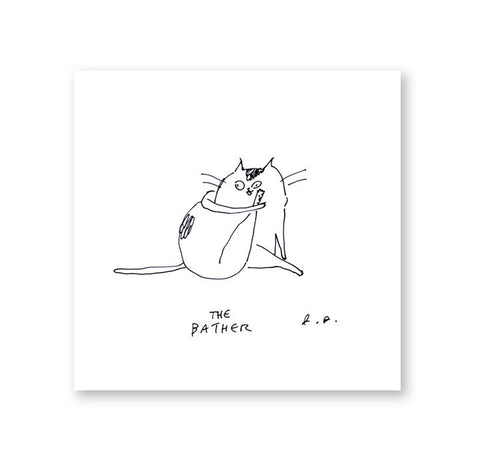 The Bather- Cat Print