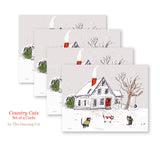 Country Cats- Christmas Card - Holiday Card