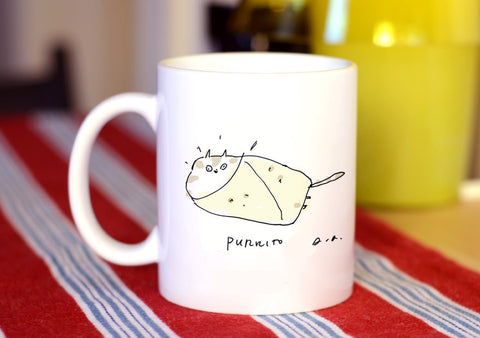Cat Mug- Purrito Cat