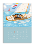 2023 Dancing Cat Calendar - Single Sheet