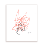 Laser Cat Print
