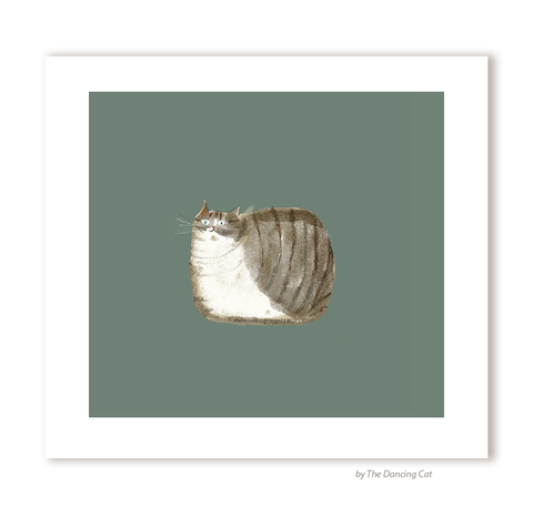 Morning Loaf- Cat Print