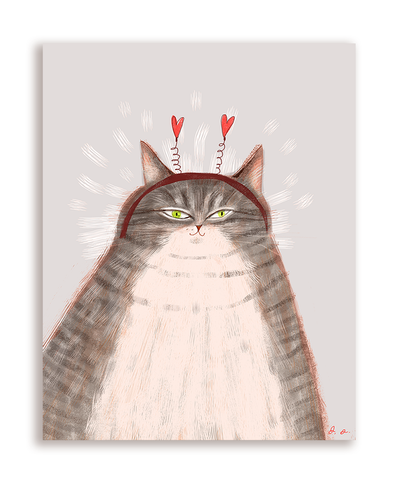 Love Bug - Cat Card - Love You