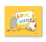 Love Wins Cat card