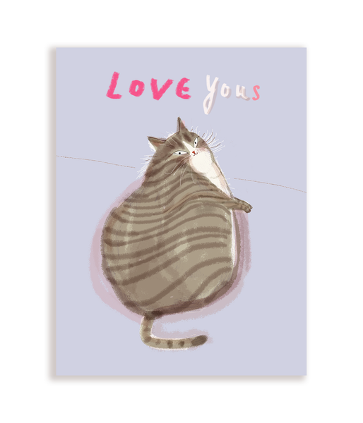 Love Yous - Fat Cat Card