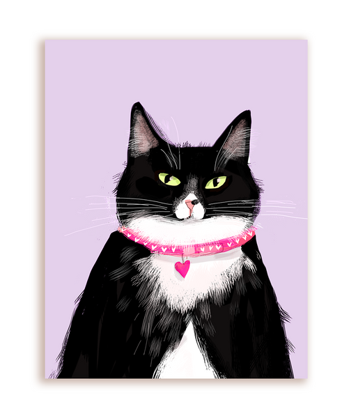 Miss Kitty Cat Card
