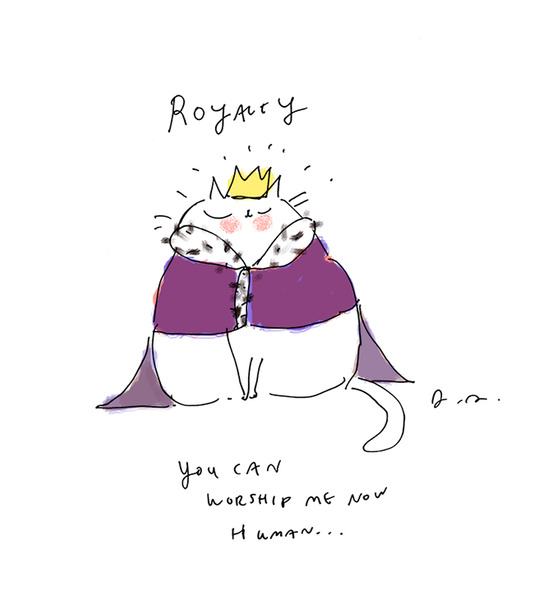 Royal Cat Print