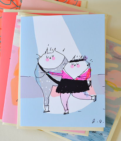 The Purrfect Pair Cat Card