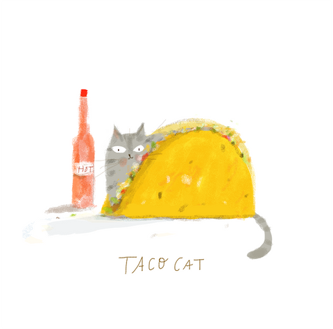 Taco Cat Print