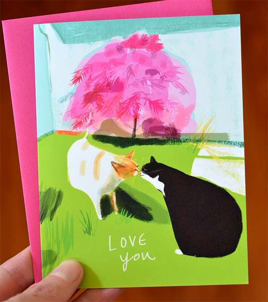 Da Kiss- Love You Kitty Card