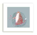 Happy to See You- Cat Print
