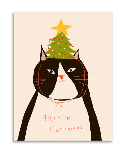 Tree Hat Christmas Card