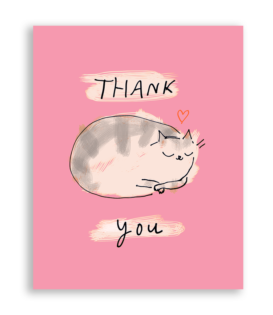 thank you cute cat